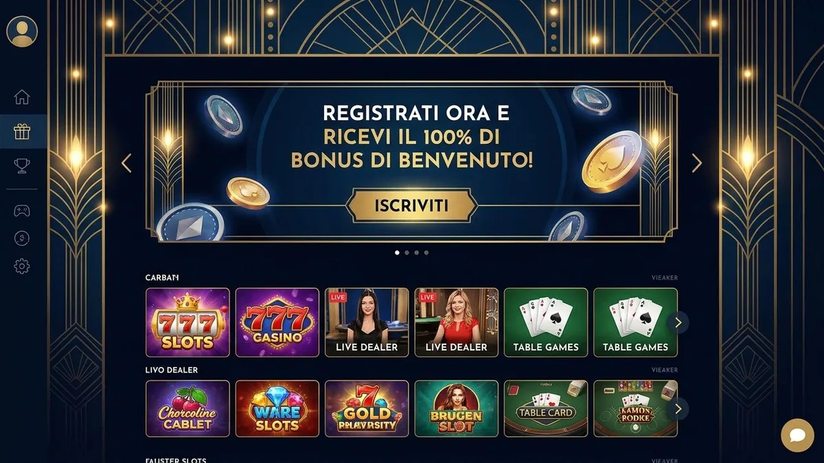 Registrazione con bonus